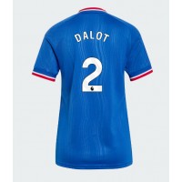 Zenski Nogometni Dres Manchester United Diogo Dalot #2 Gostujuci 2026-27 Kratak Rukav
